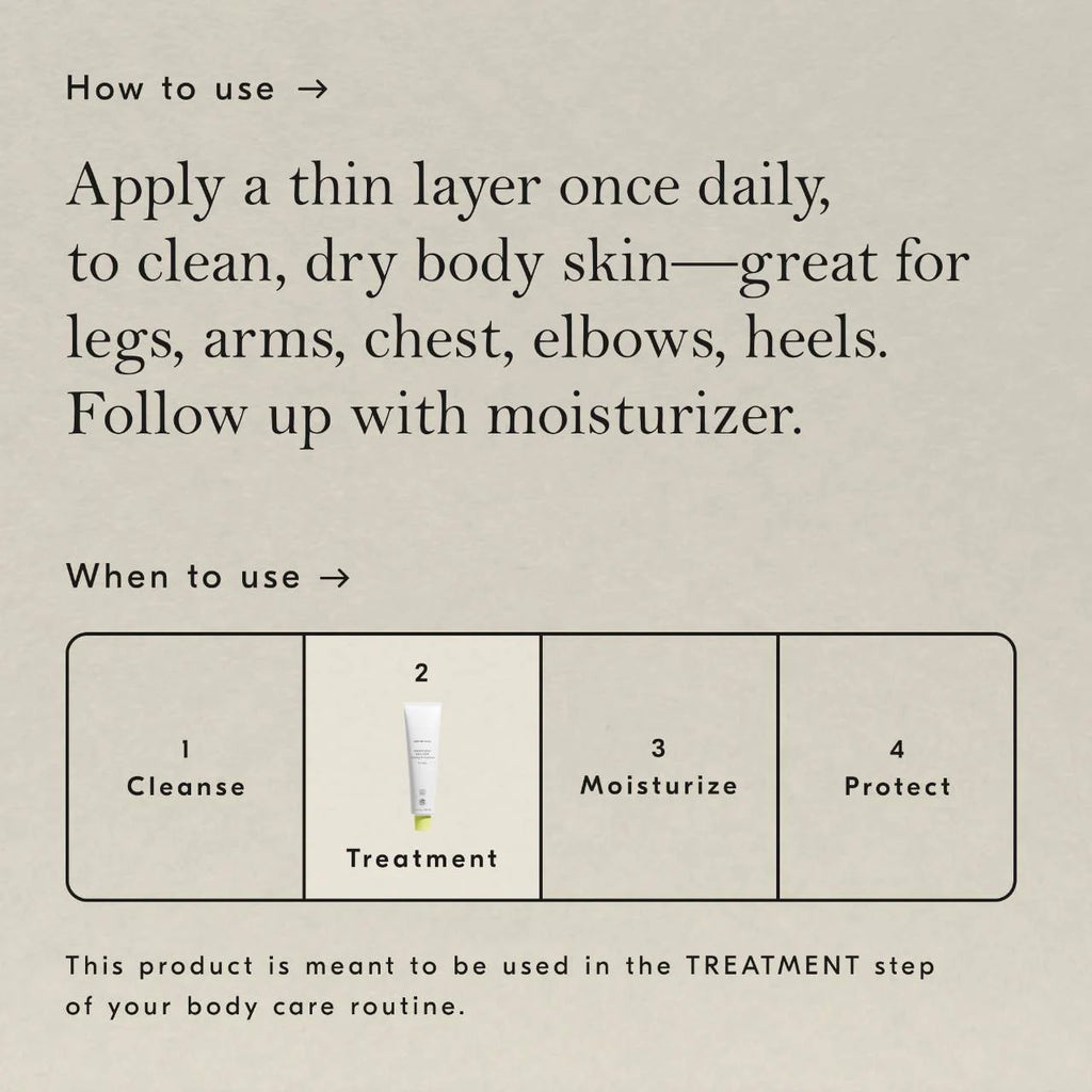 Smoothing Solution AHA Chemical Peel Body Exfoliator