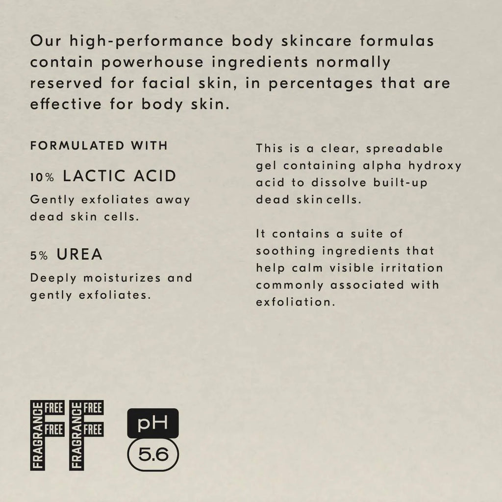 Smoothing Solution AHA Chemical Peel Body Exfoliator