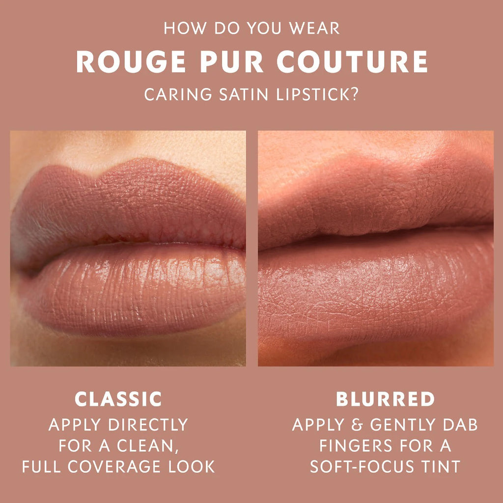 Rouge Pur Couture Caring Satin Lipstick with Ceramides