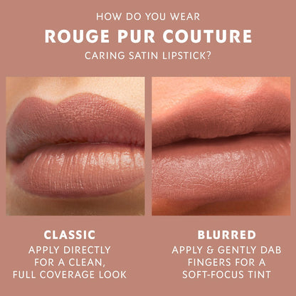 Rouge Pur Couture Caring Satin Lipstick with Ceramides