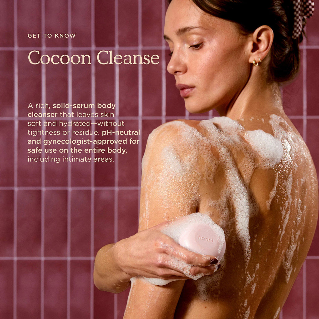 Cocoon Cleanse Solid Body Serum Cleanser with Shea Butter