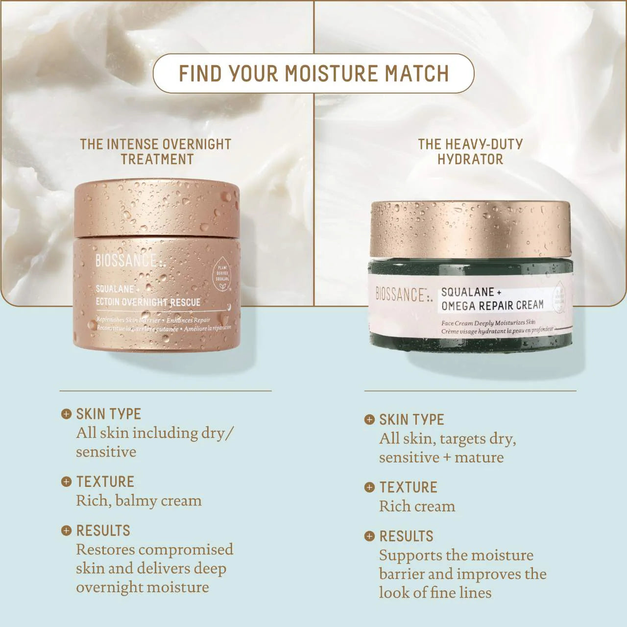 Ectoin Overnight Rescue Deep Repair Night Moisturizer + Squalane