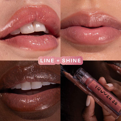 Line + Shine Lip Liner and Lip Gloss