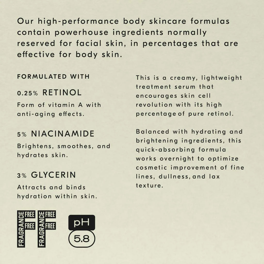 Software Update Retinol Body Serum