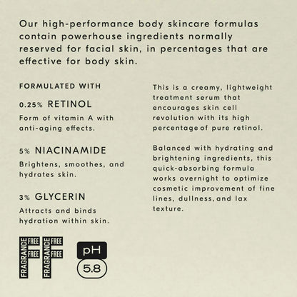 Software Update Retinol Body Serum
