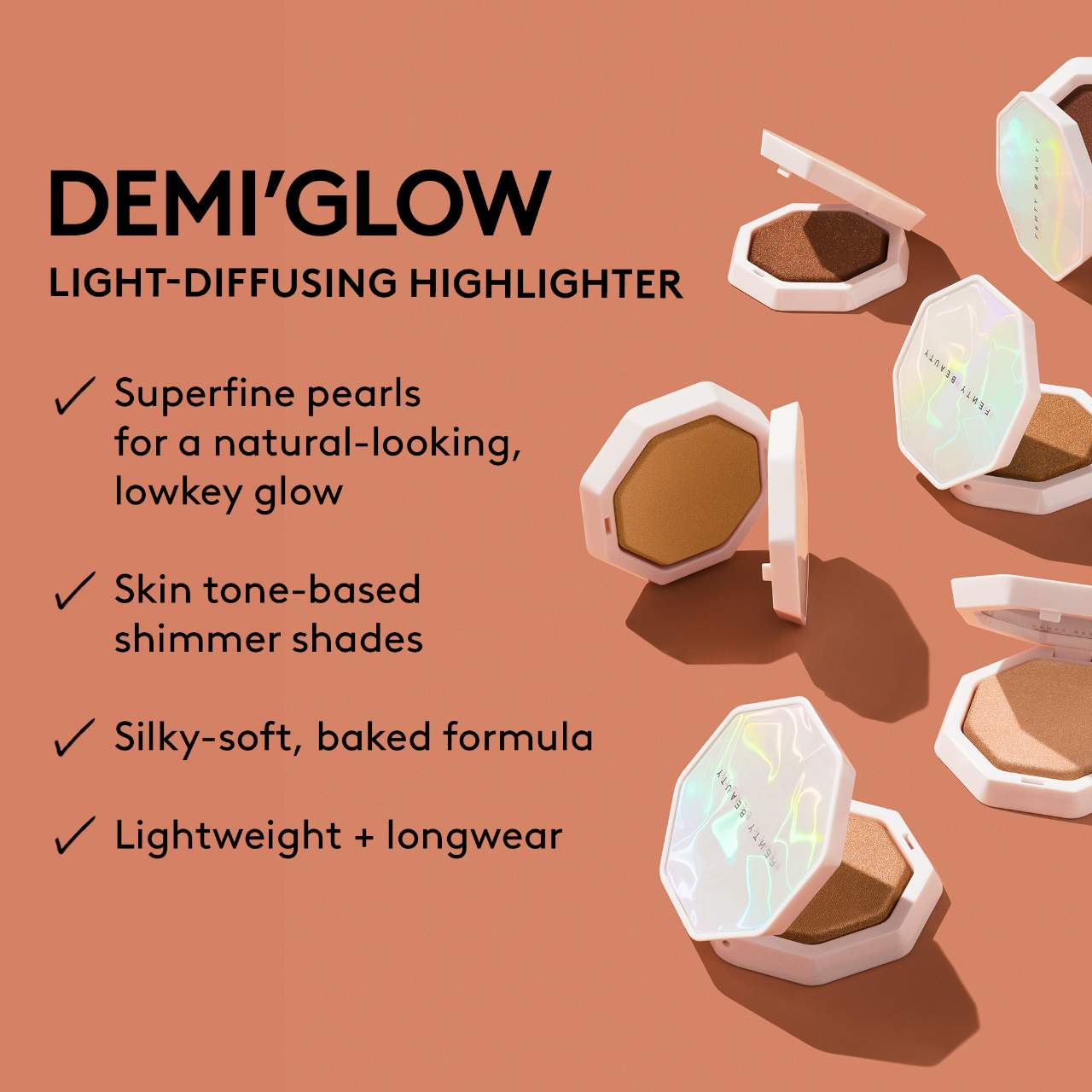 Demi' Glow Baked Highlighter