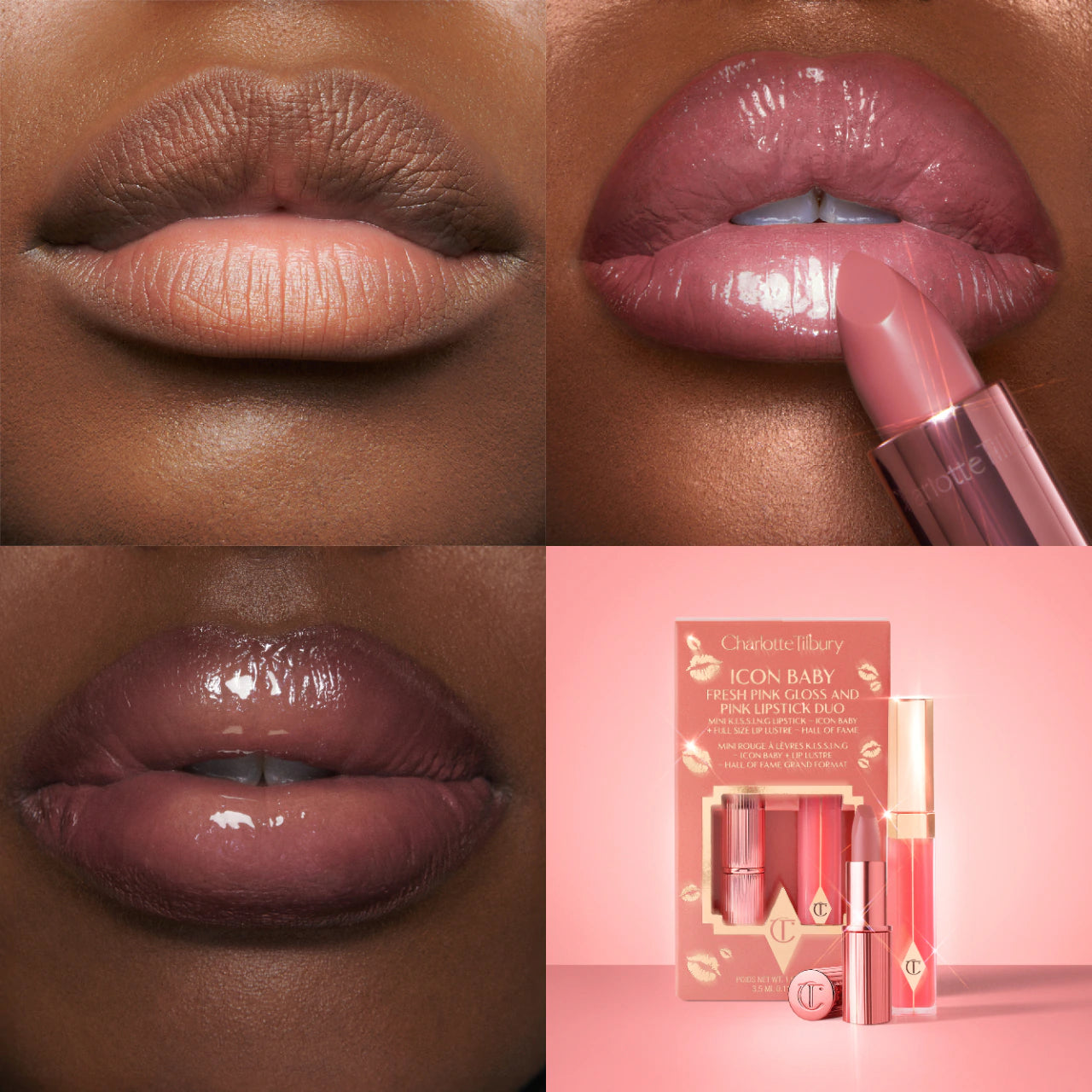 K.I.S.S.I.N.G Lipstick and Lip Gloss Duos