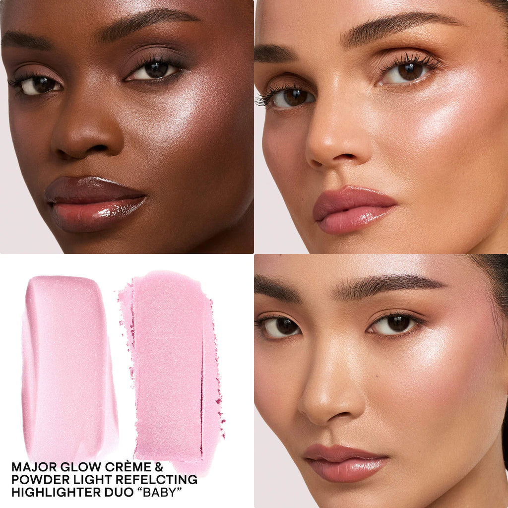 Major Glow Creme & Powder Light Reflecting Highlighter Duo