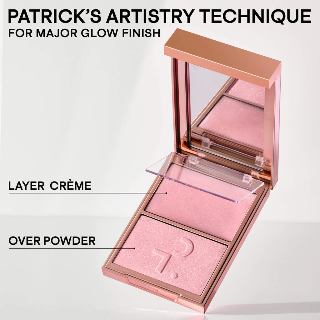 Major Glow Creme & Powder Light Reflecting Highlighter Duo