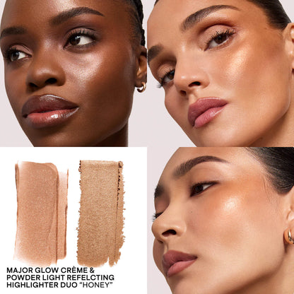 Major Glow Creme & Powder Light Reflecting Highlighter Duo