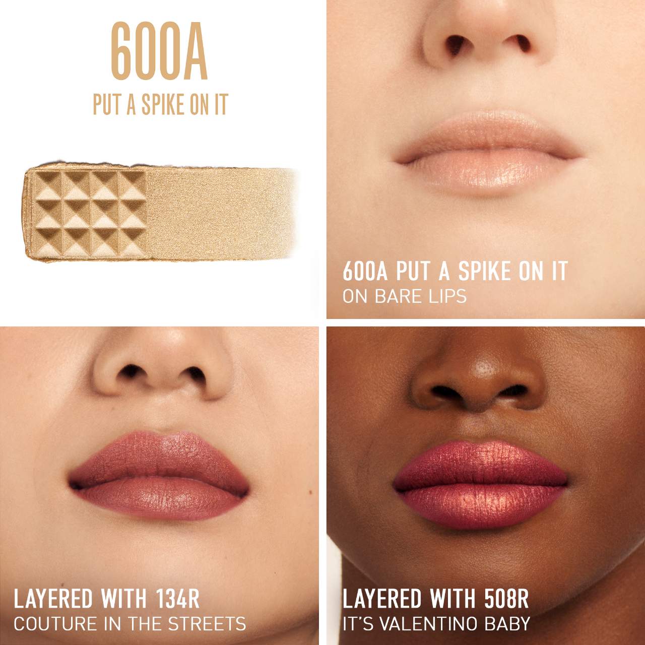 Spike Valentino Shimmer Lipstick
