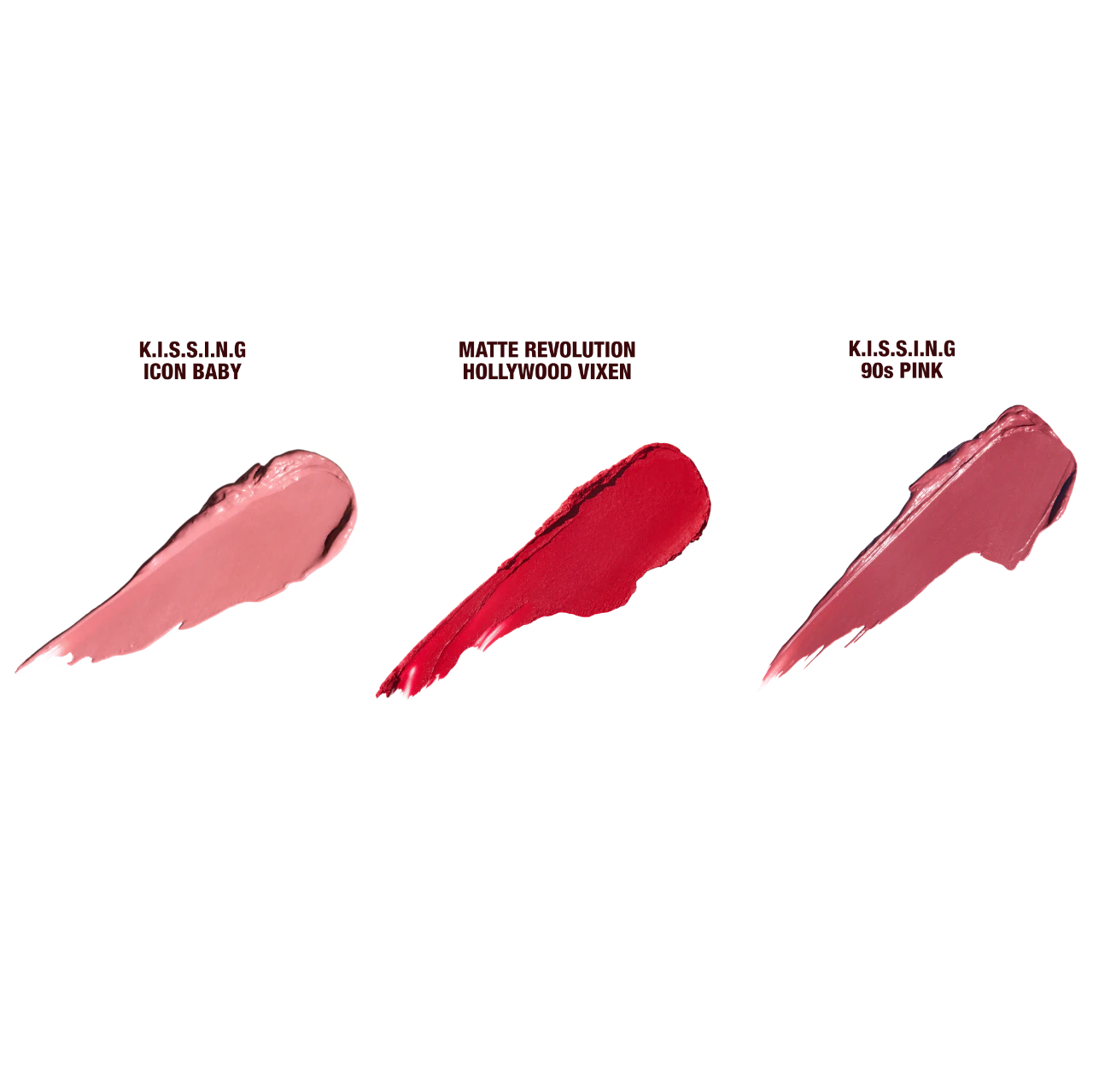 Iconic Hollywood Lipstick Trio