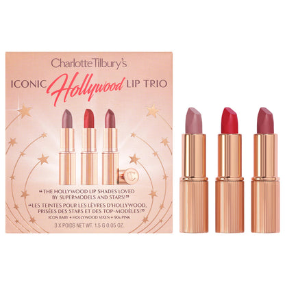 Iconic Hollywood Lipstick Trio