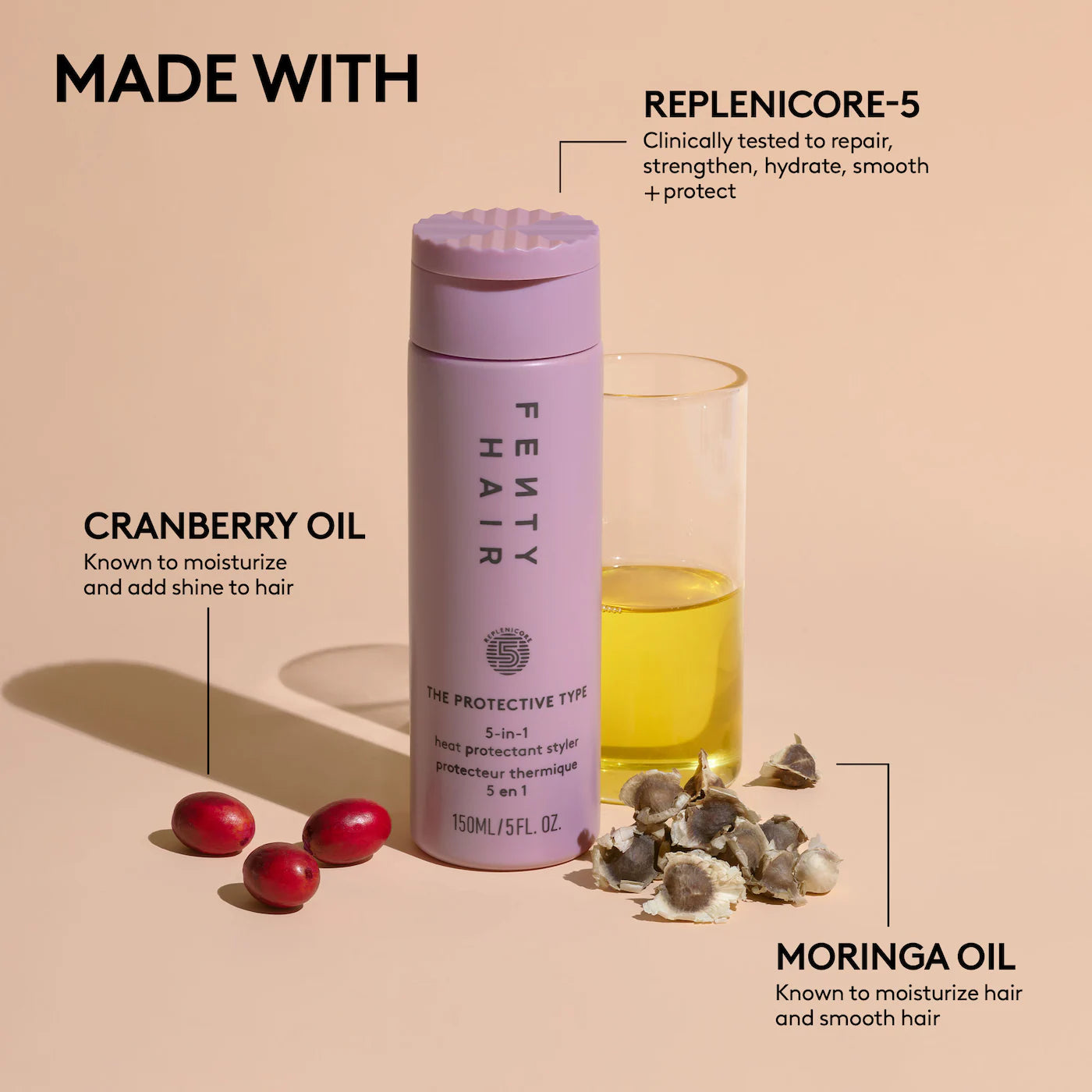The Protective Type 5-in-1 Heat Protectant Styling Cream