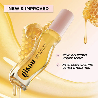 Honey Infused Hydrating Lip Oil - Honey Gold