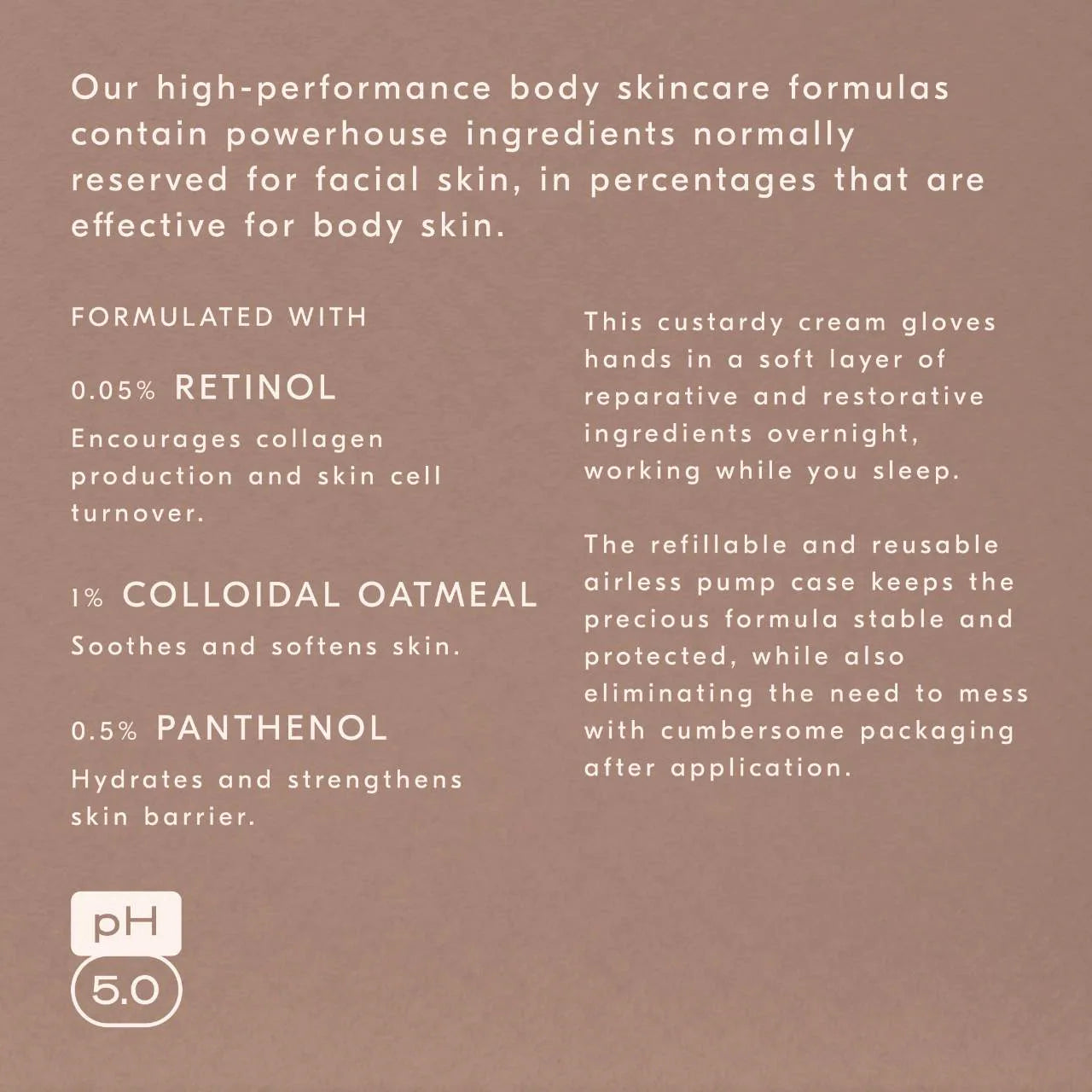 Theraplush “Hold” Refillable Overnight Retinol Hand Repair Cream