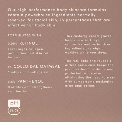 Theraplush “Hold” Refillable Overnight Retinol Hand Repair Cream