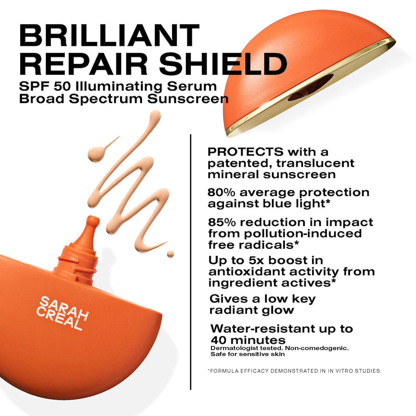 Brilliant Repair Shield Mineral Sunscreen Serum SPF 50