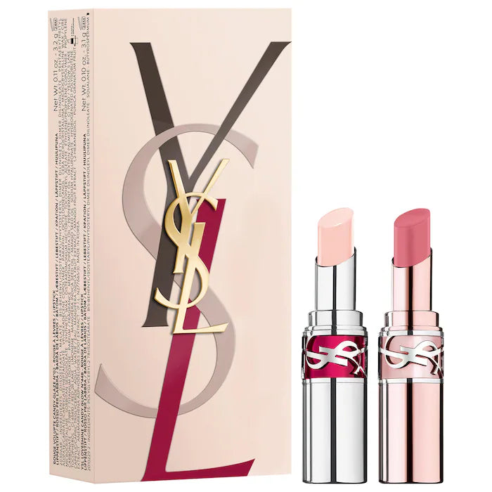 YSL Lip Gloss & Lip Balm Gift Set