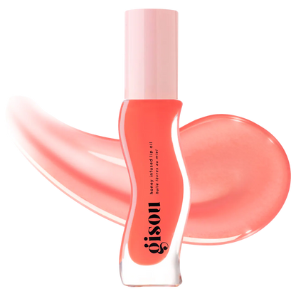 Honey Infused Lip Oil - Bee-llini Peach