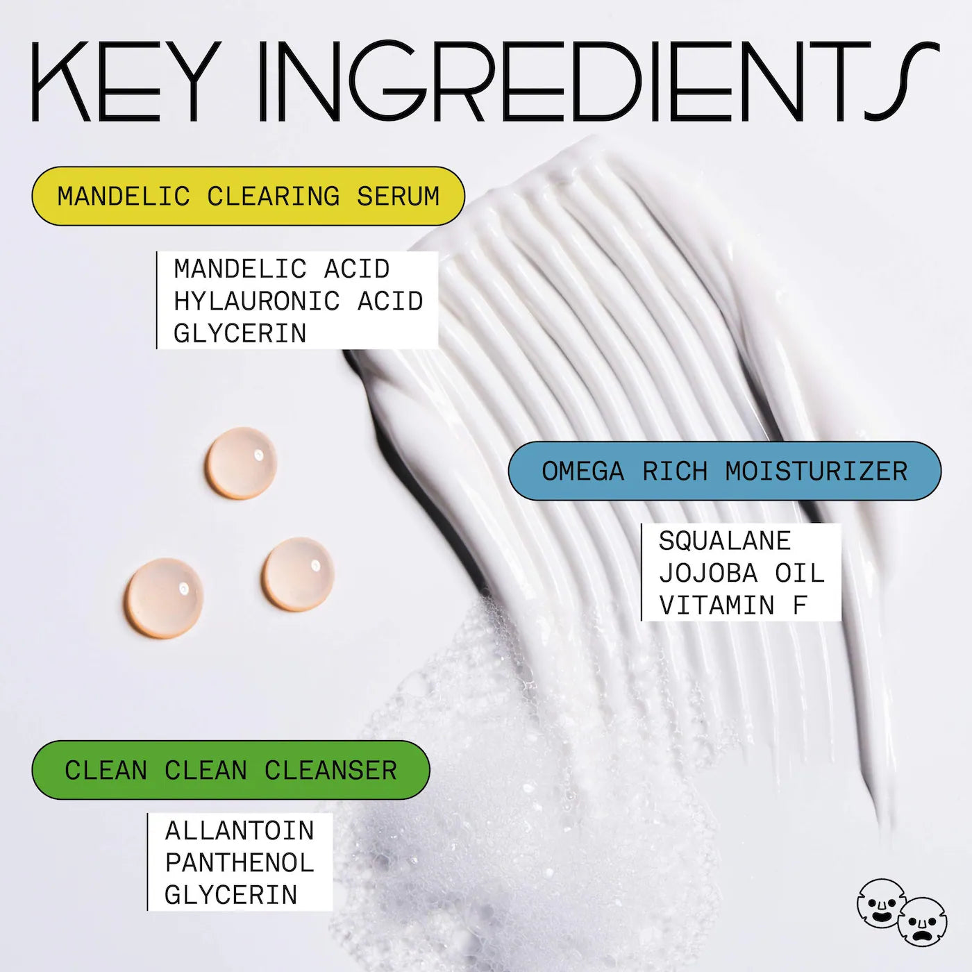 Clear Skin Trial Set: Cleanse, Treat, & Hydrate Minis Set