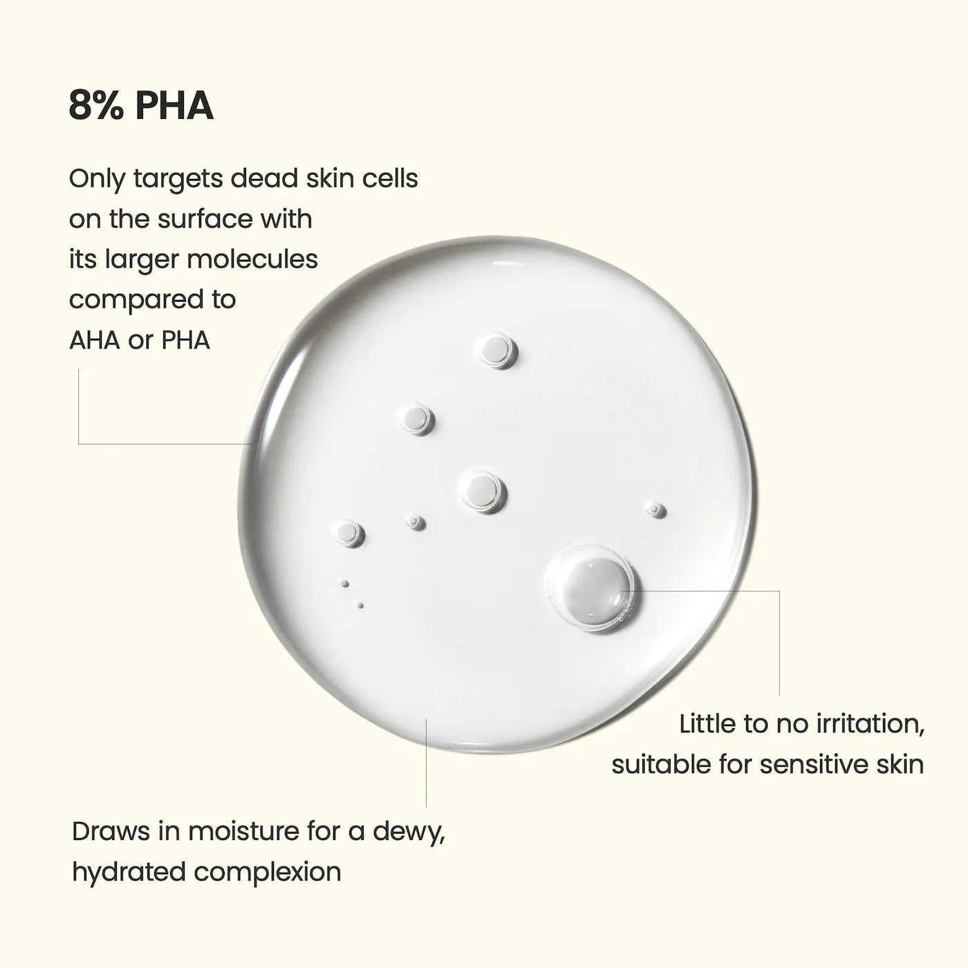 Skin Refining Mild PHA Toner with 8% PHA for Gentle Exfoliation