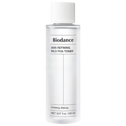 Skin Refining Mild PHA Toner with 8% PHA for Gentle Exfoliation