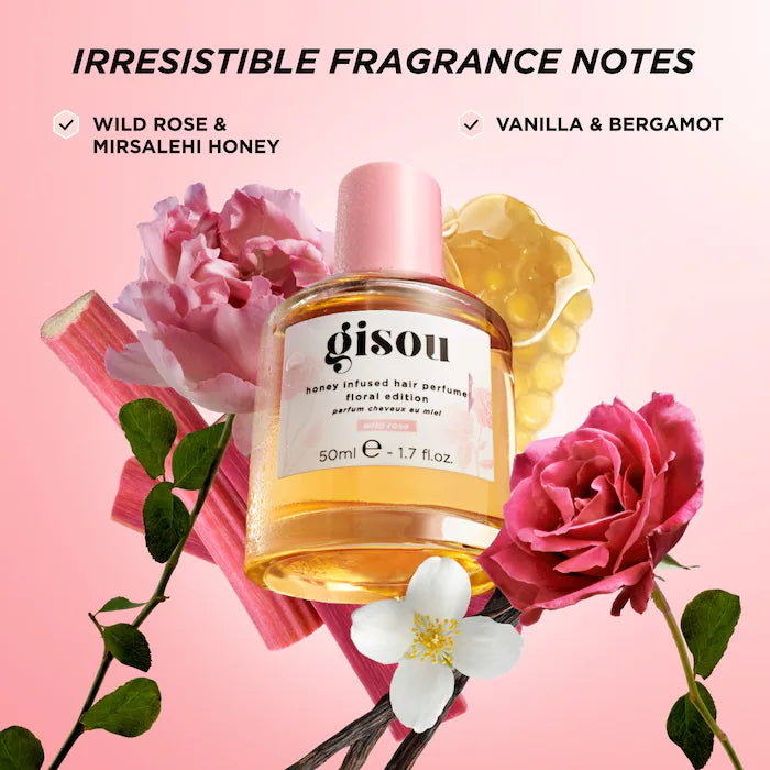 Mini Wild Rose Honey Infused Hair Perfume