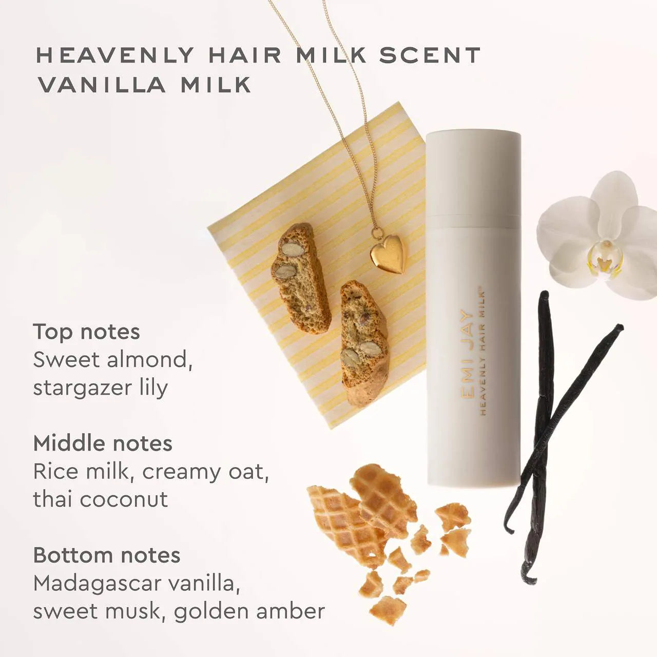 Heavenly Hair Milk™ Vanilla Leave-In Conditioner Hair Serum