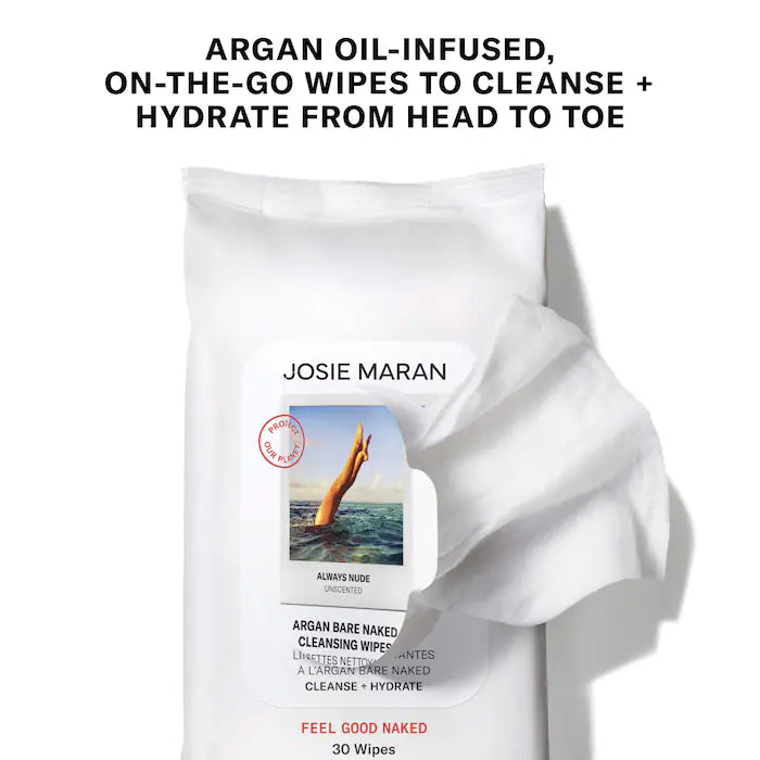 Argan Bare Naked Cleansing Wipes