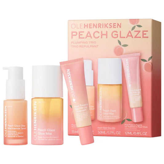 Peach Glaze Plumping Trio Set