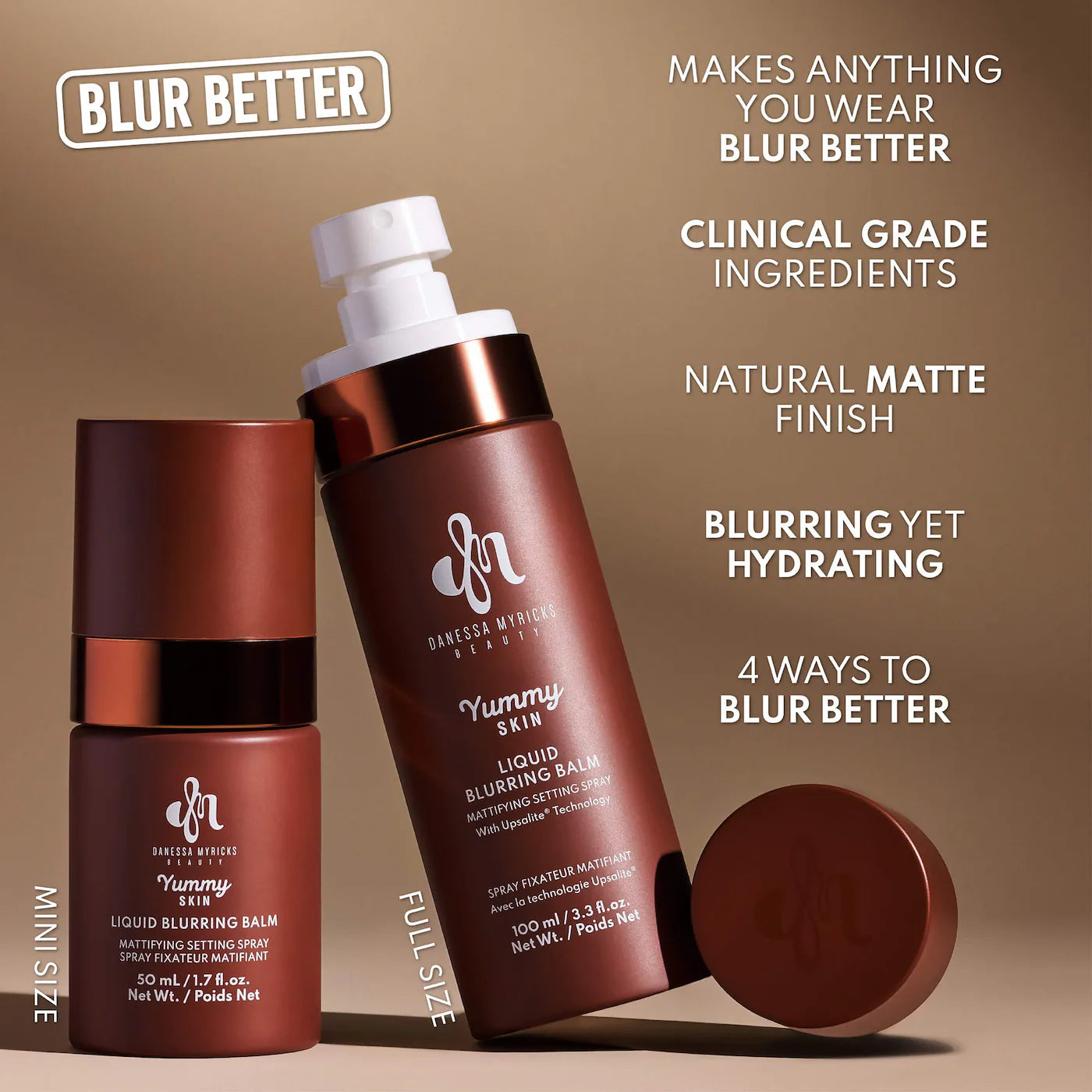 Yummy Skin Liquid Blurring Balm Mattifying Setting Spray