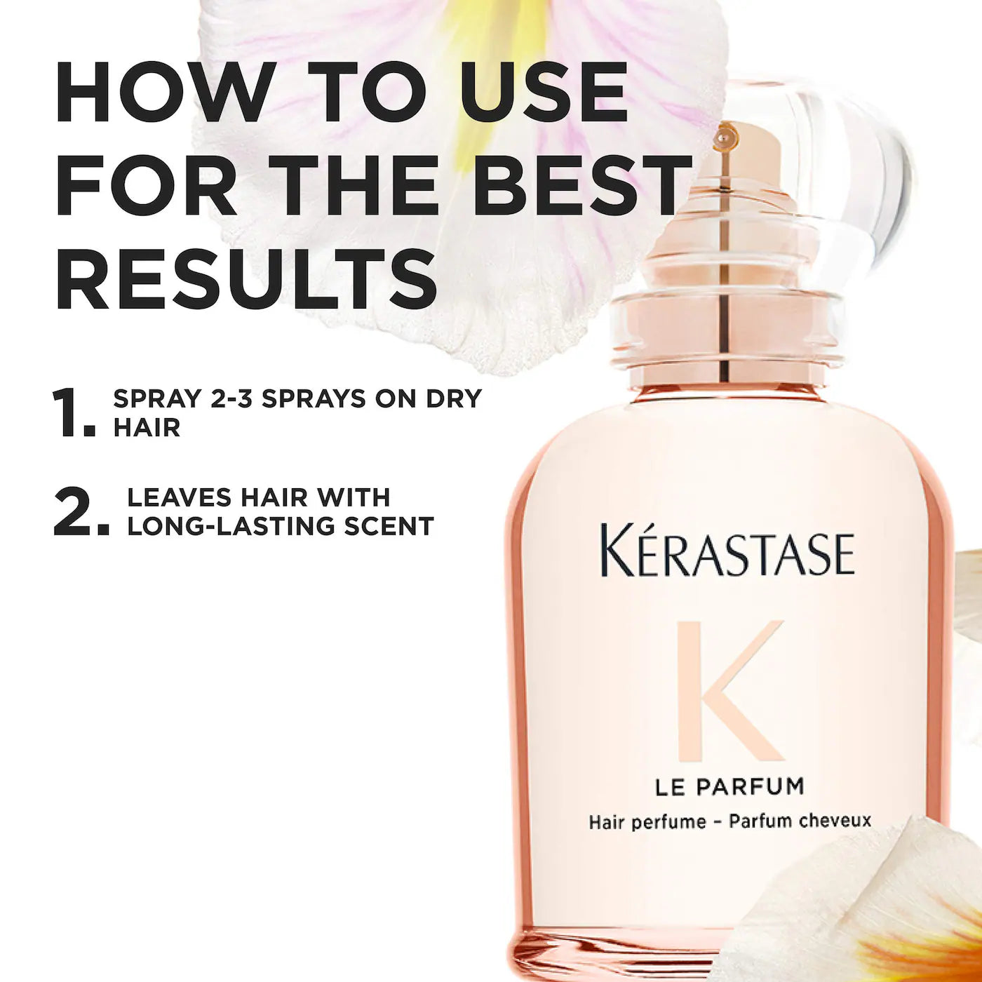 Gloss Absolu Hair Perfume with Citrus, Vanilla & Rose