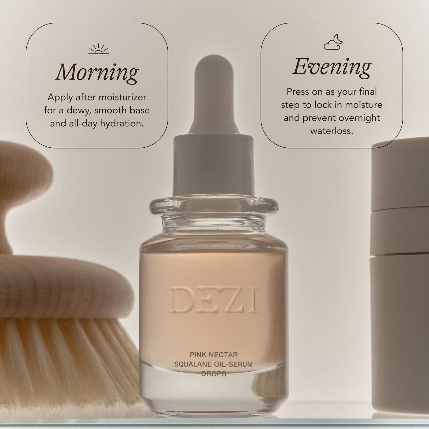 Pink Nectar Squalane Oil-Serum Hydrating Drops