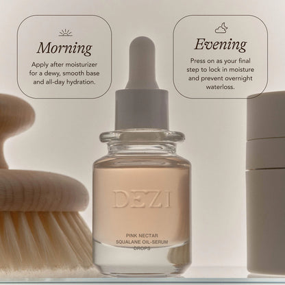 Pink Nectar Squalane Oil-Serum Hydrating Drops