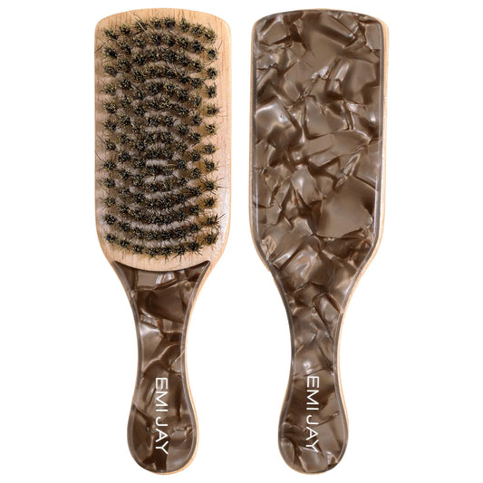Mini Boar Bristle Smoothing Hair Brush