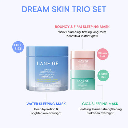 Dream Skin Trio Sleeping Masks Set