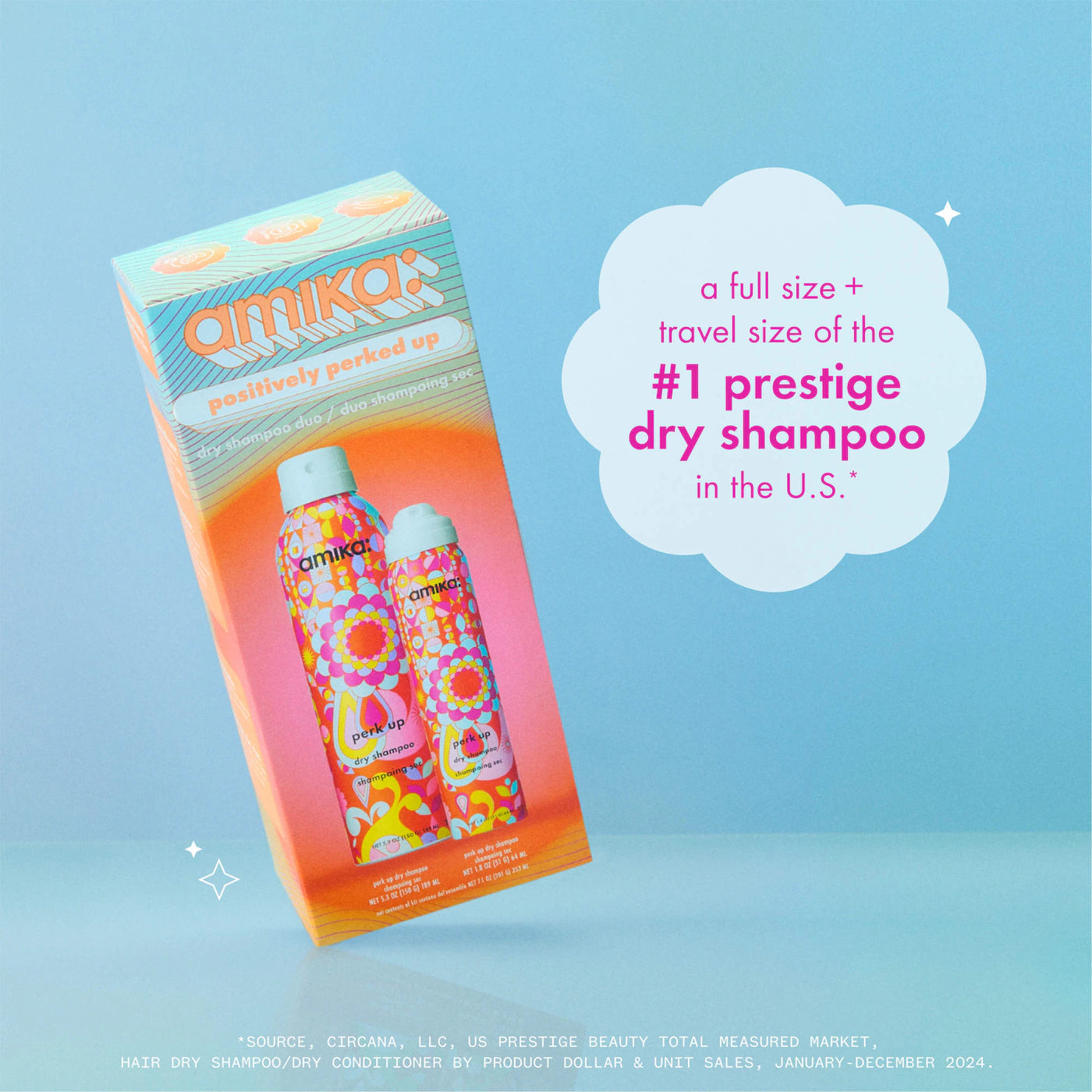 Positively Perked Up Dry Shampoo Hair Gift Set