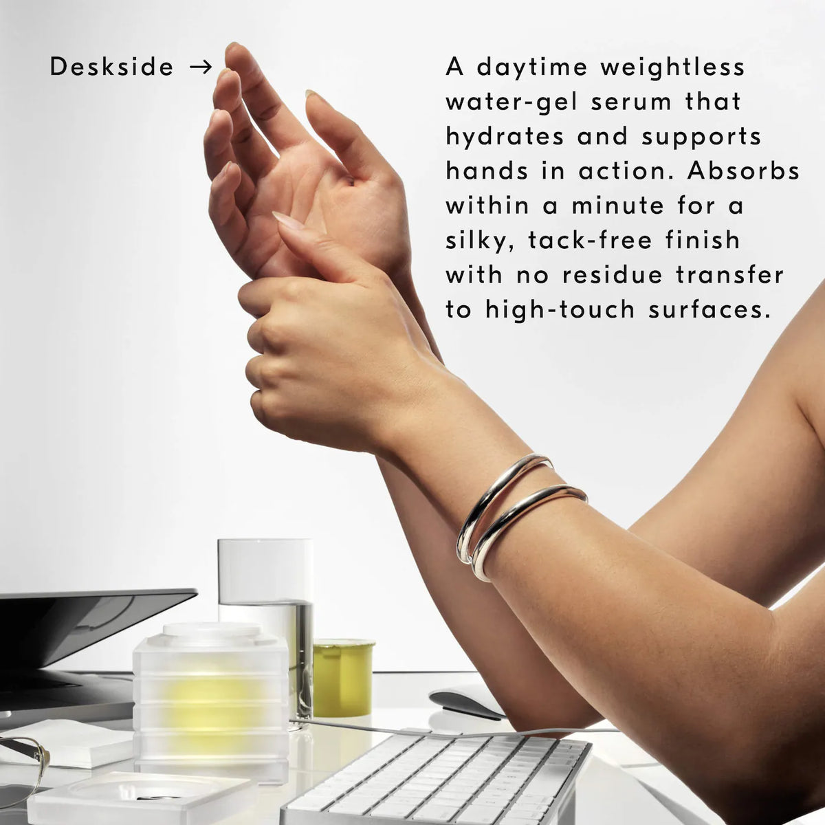 Deskside Lumelo Refillable Daytime Weightless Gel Hand Hydrator with Ectoin