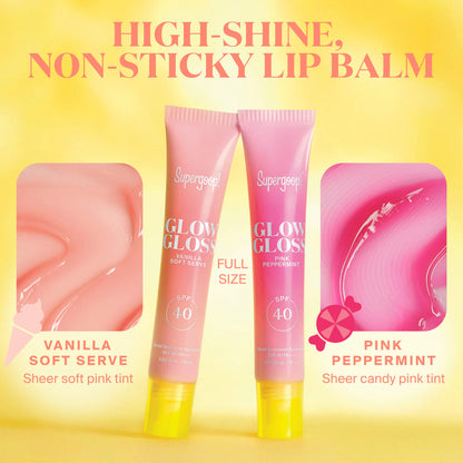 Lip Service Glossy Balm SPF 40 Duo