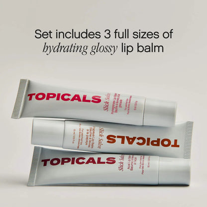 Slick Salve Glossy Lip Balm Trio