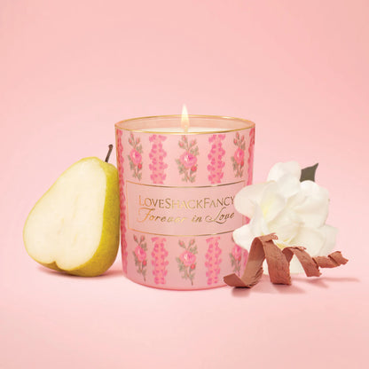 Forever in Love Candle with Green Pear & Gardenia