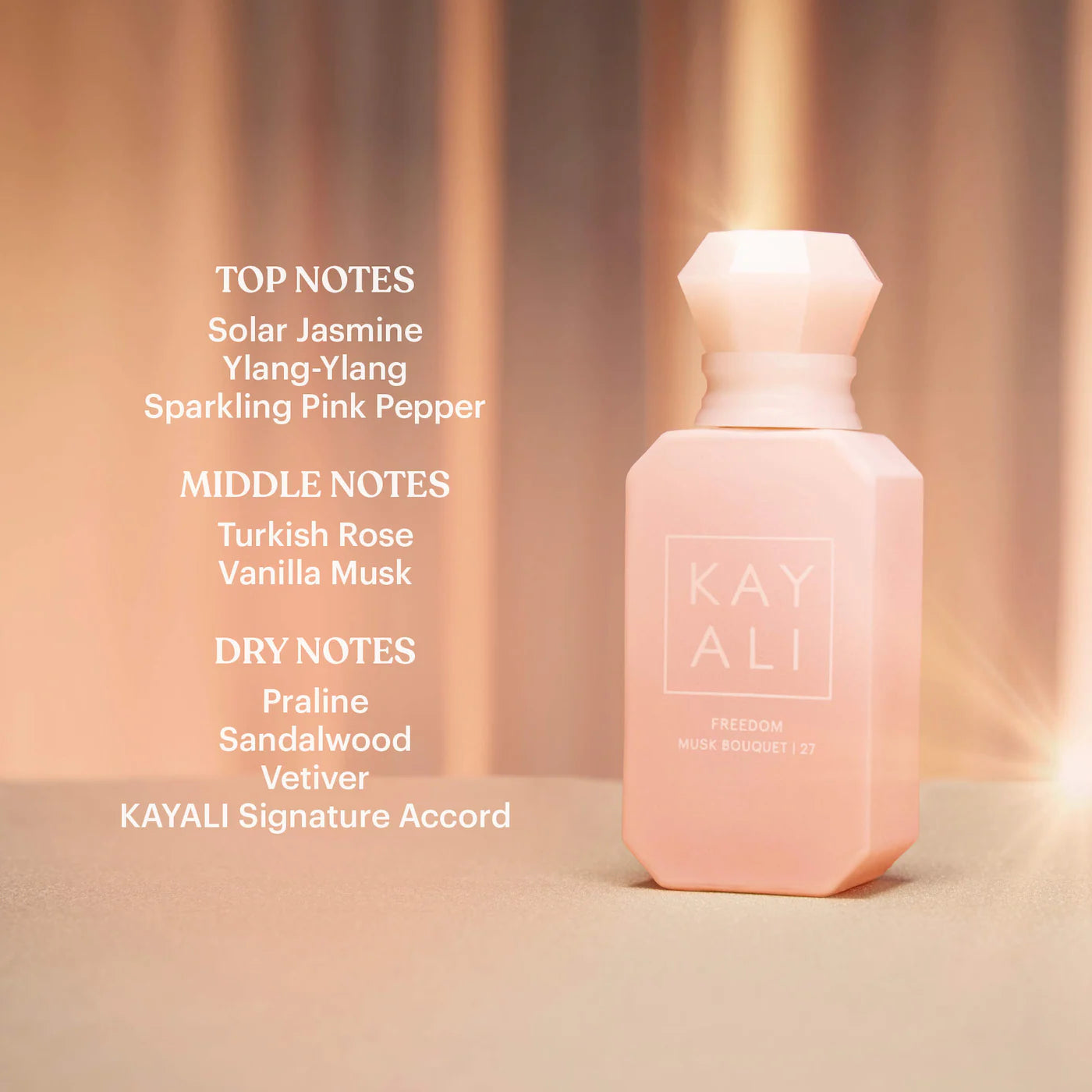 FREEDOM MUSK BOUQUET | 27 Eau de Parfum Travel Spray