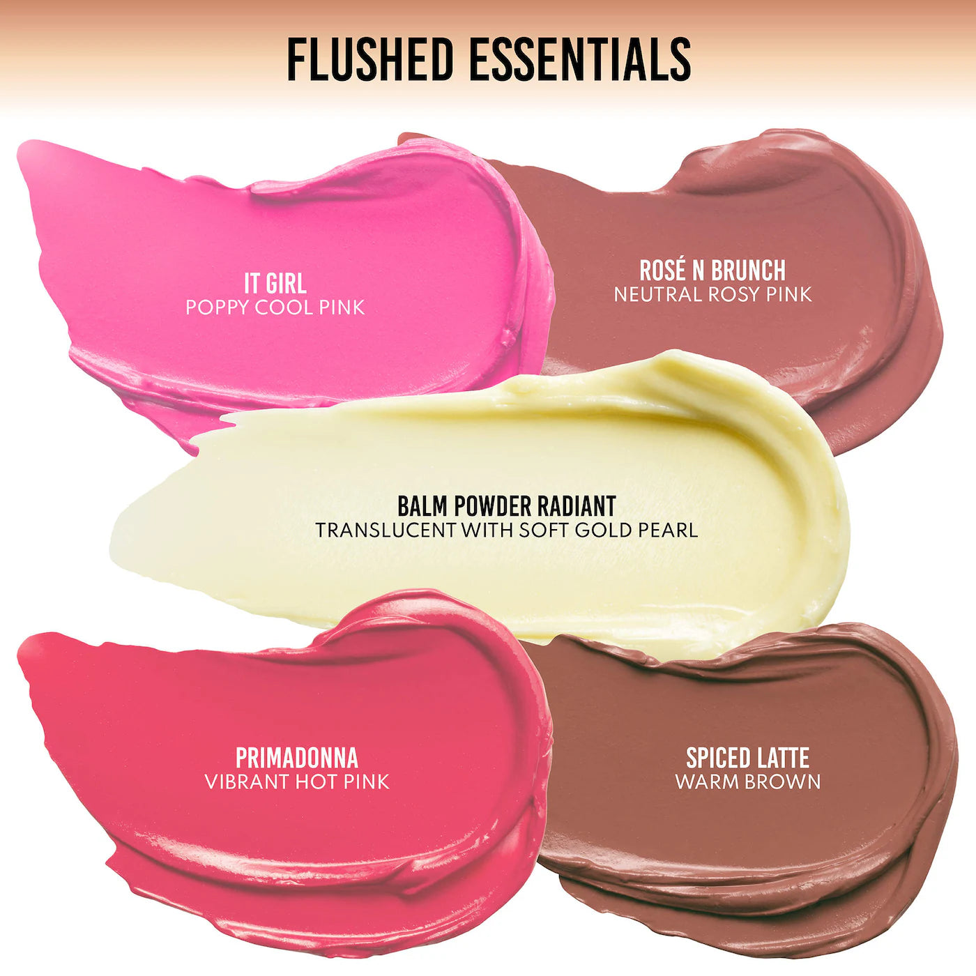 Mini Yummy Skin Flushed Essentials: Face & Lip Makeup Gift Set
