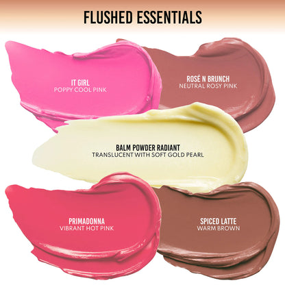 Mini Yummy Skin Flushed Essentials: Face & Lip Makeup Gift Set