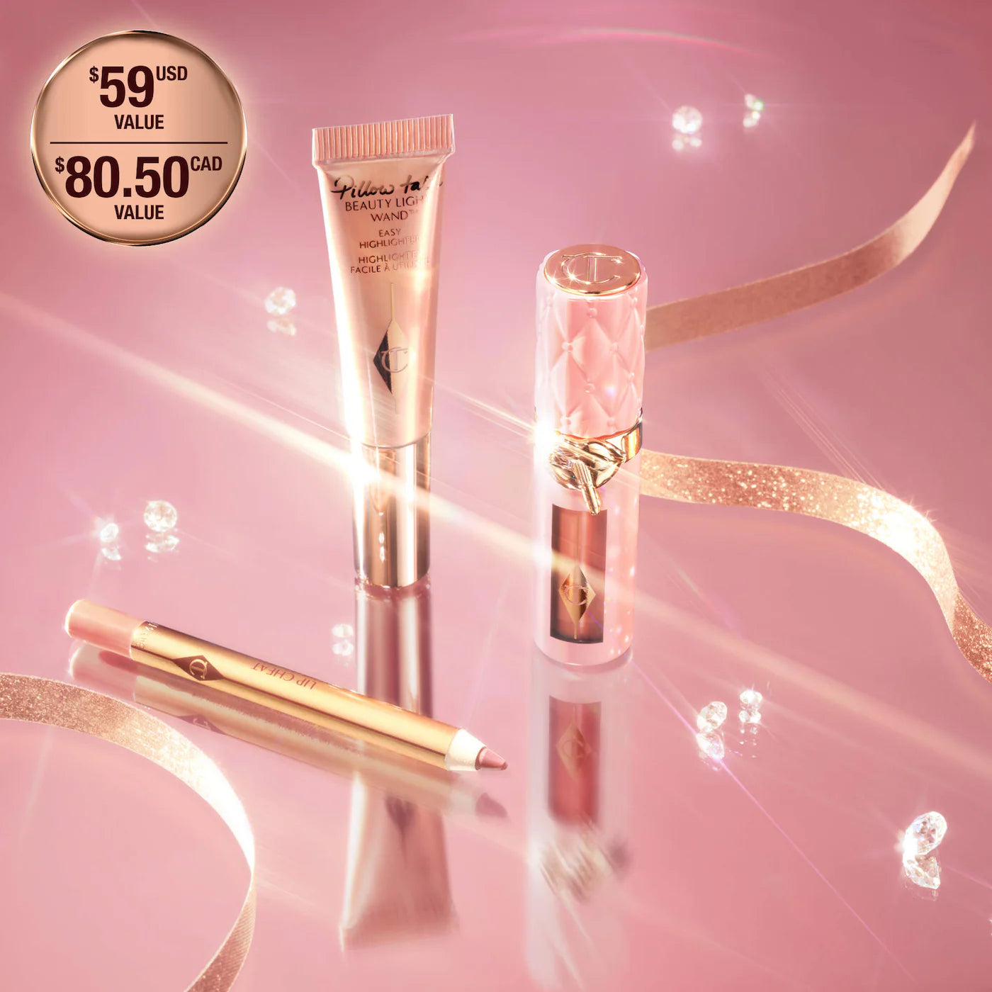 Lip and Cheek Trio Makeup Gift Set