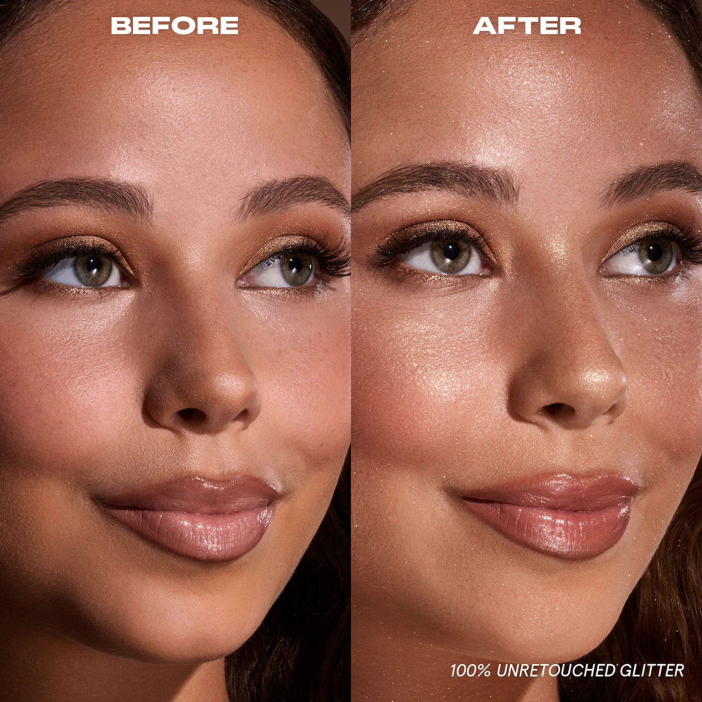 On 'Til Dawn Waterproof Glitter Setting Spray - Brown Sugar