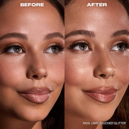 On 'Til Dawn Waterproof Glitter Setting Spray - Brown Sugar