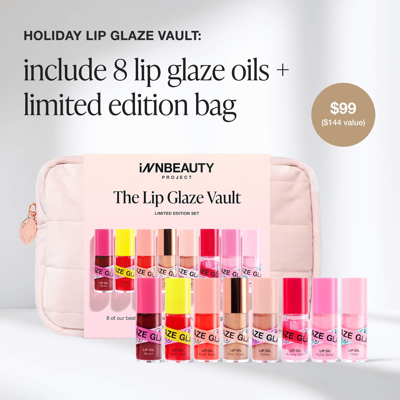 The Lip Glaze Vault Limited Edition Holiday Value Set