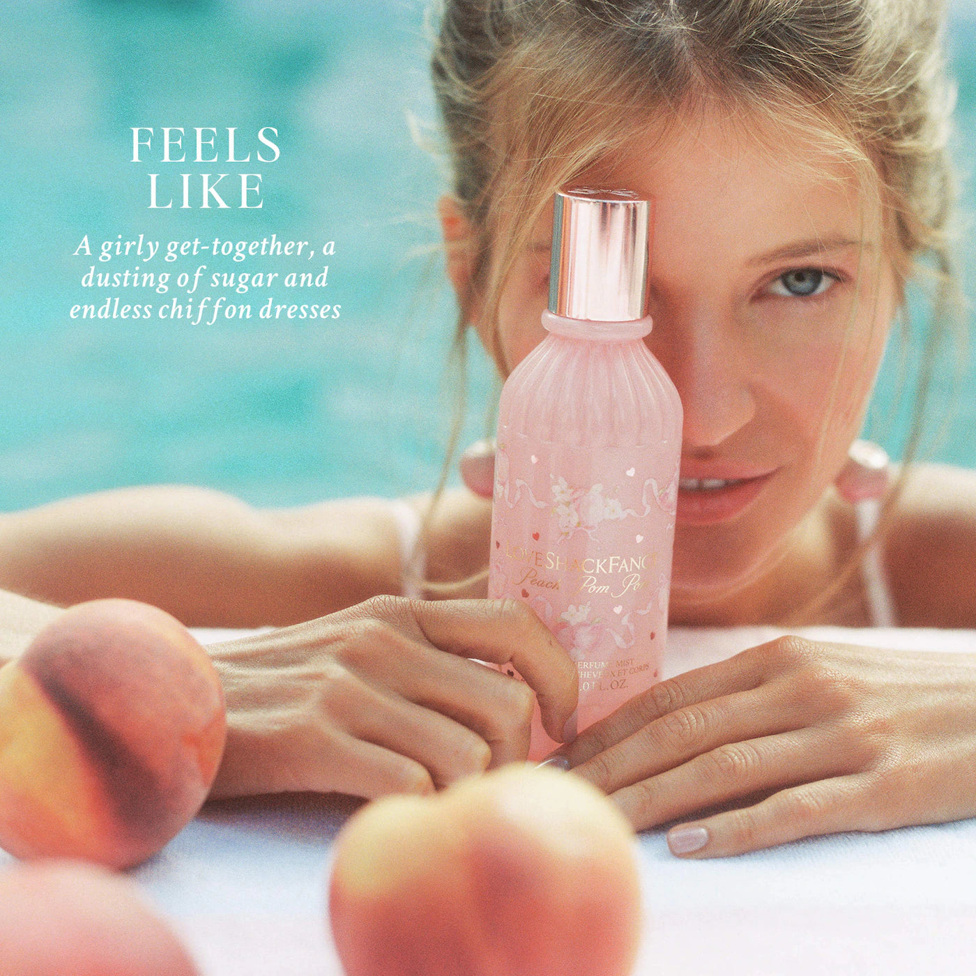 Peach Pom Pom Hair & Body Mist